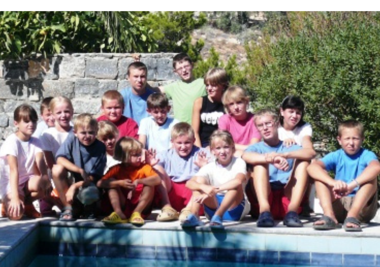 Belarusian children attending Crete For Life first summer camp in Crete, Greece